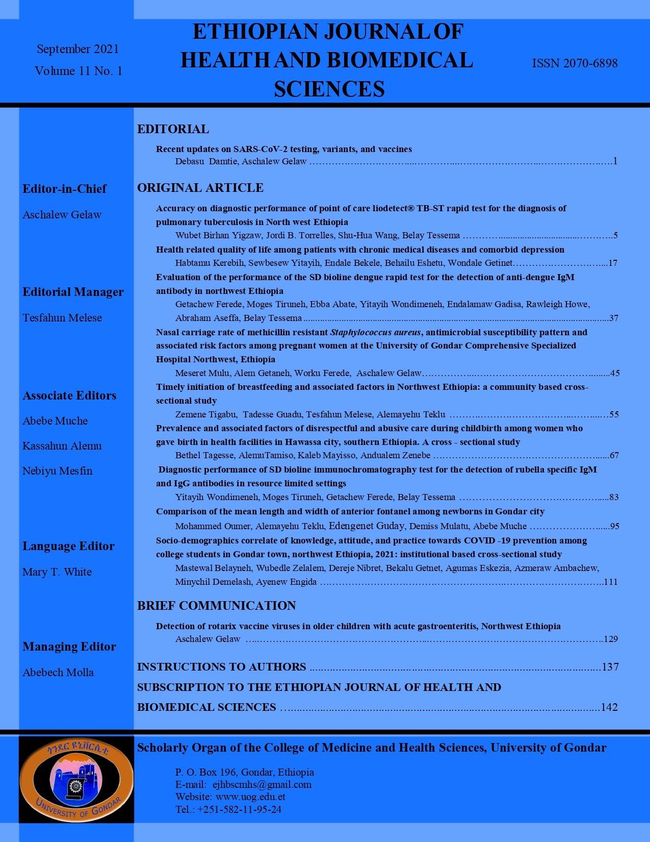 					View Vol. 11 No. 1 (2021)
				